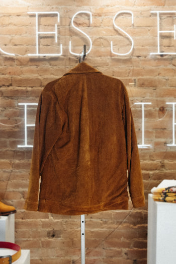 Suede Country Jacket - Camel