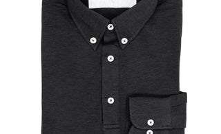 black polo shirt