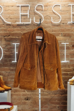 Suede Country Jacket - Camel