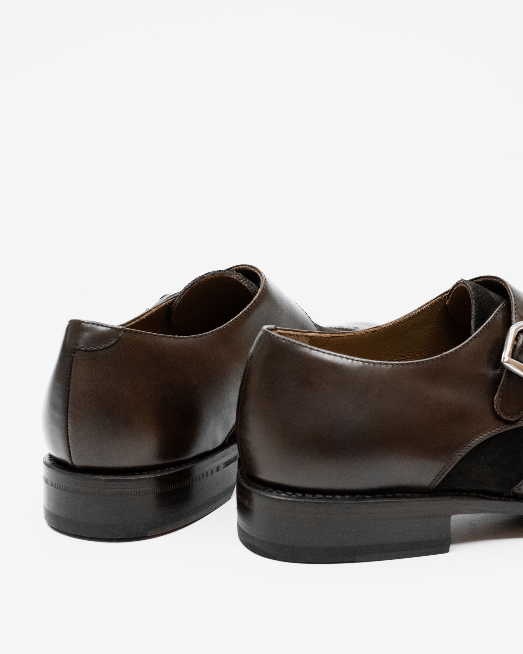 The Bellwether Brown Leather Wingtip Single Monk