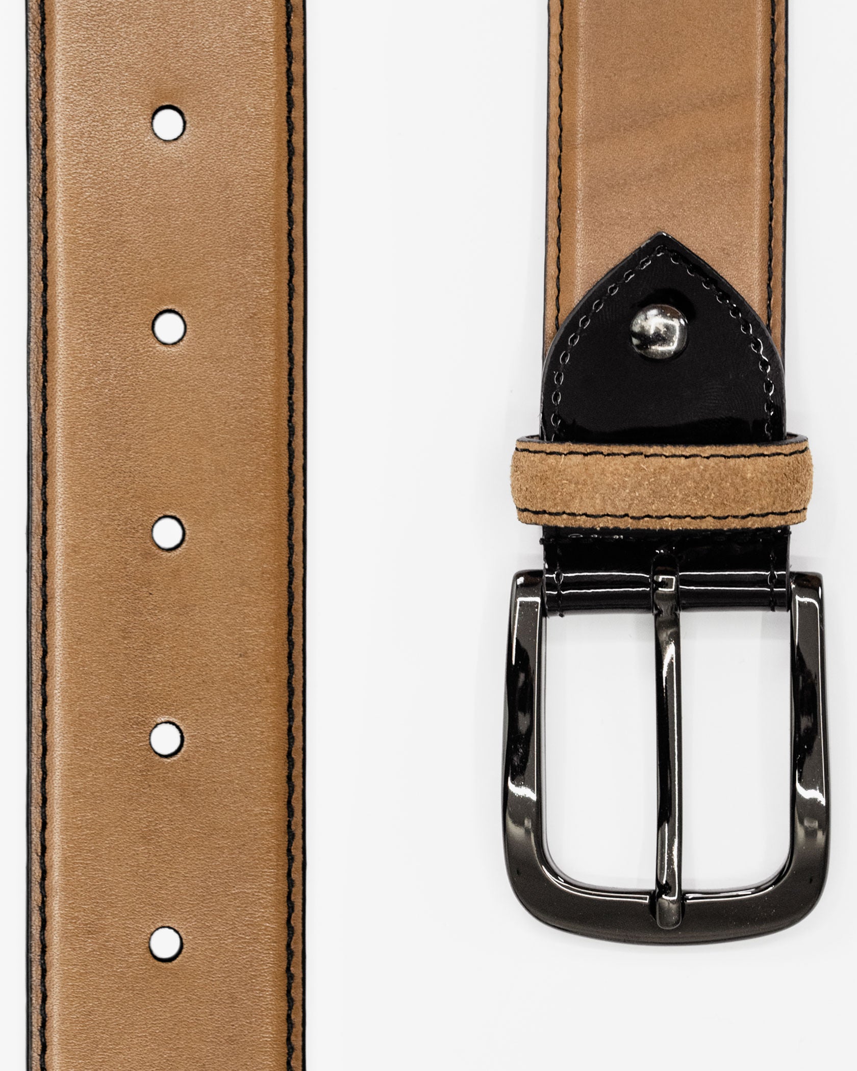 Bryant/Draper - The Poitier Brown Leather Belt