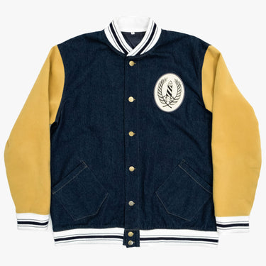 Authentic Denim Varsity Jacket