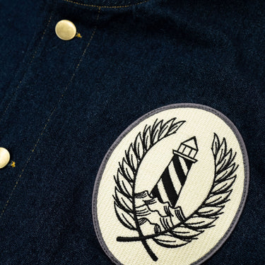 Authentic Denim Varsity Jacket