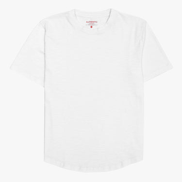 Authentic White Tee with Radial Bottom