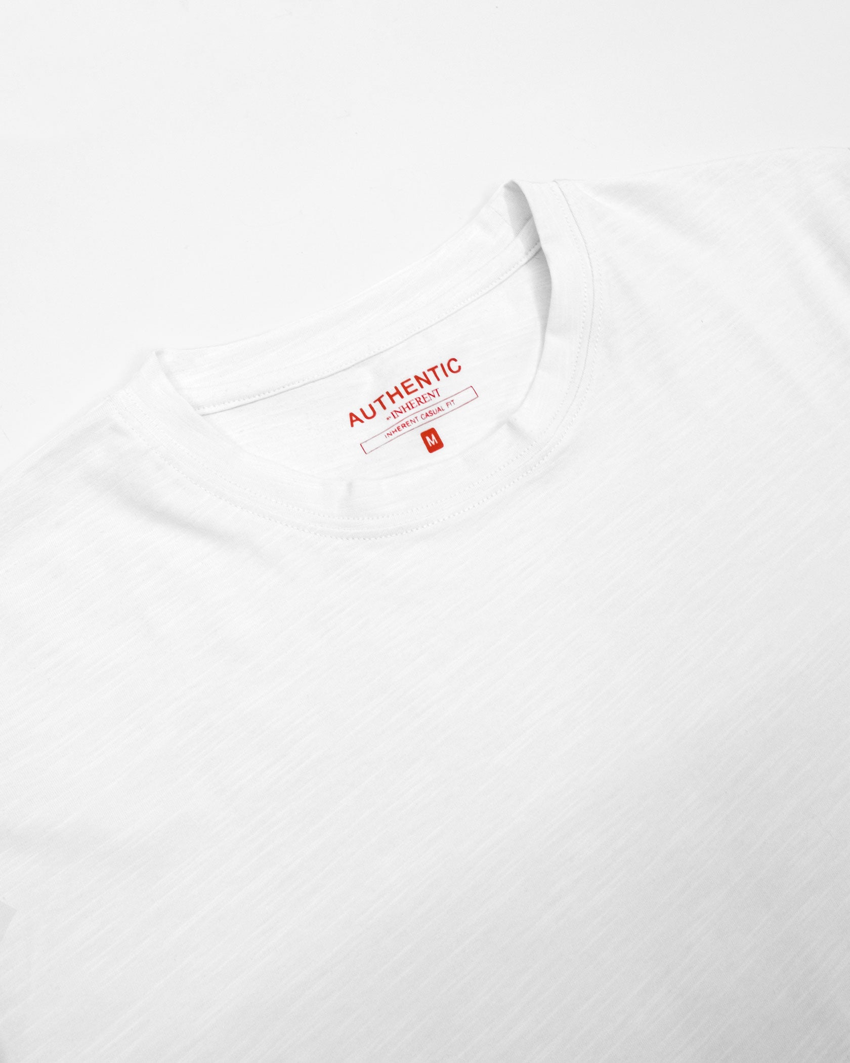 Authentic White Tee with Radial Bottom